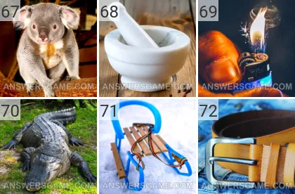 Lösung für das Spiel 101 Bild April 2022 Levels 67, 68, 69, 70, 71, 72