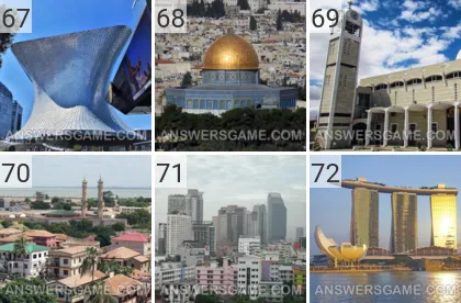 Answer to 101 Pics game Capitals Levels 67, 68, 69, 70, 71, 72