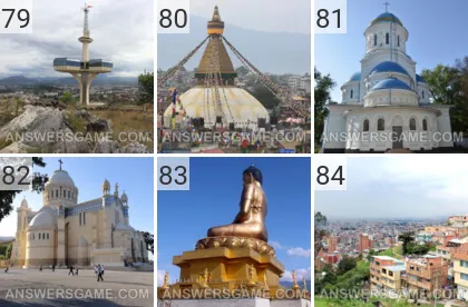 Answer to 101 Pics game Capitals Levels 79, 80, 81, 82, 83, 84