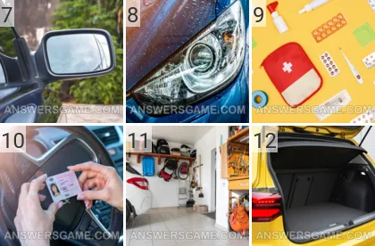 Solution du jeu 101 image Voitures niveaux 7, 8, 9, 10, 11, 12