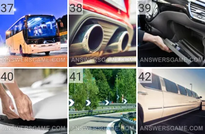 Solution du jeu 101 image Voitures niveaux 37, 38, 39, 40, 41, 42