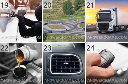 Solution du jeu 101 image Voitures niveaux 19, 20, 21, 22, 23, 24