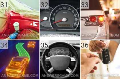 Solution du jeu 101 image Voitures niveaux 31, 32, 33, 34, 35, 36