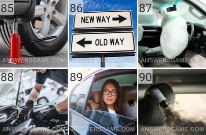 Solution du jeu 101 image Voitures niveaux 85, 86, 87, 88, 89, 90