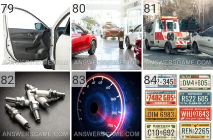 Solution du jeu 101 image Voitures niveaux 79, 80, 81, 82, 83, 84