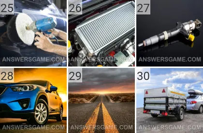 Solution du jeu 101 image Voitures niveaux 25, 26, 27, 28, 29, 30