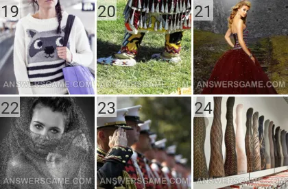 Lösung für das Spiel 101 Bild Kleidung Levels 19, 20, 21, 22, 23, 24