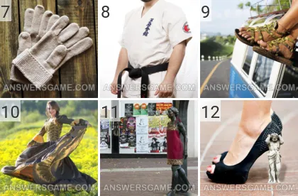 Lösung für das Spiel 101 Bild Kleidung Levels 7, 8, 9, 10, 11, 12