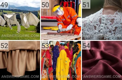 Lösung für das Spiel 101 Bild Kleidung Levels 49, 50, 51, 52, 53, 54