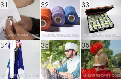 Lösung für das Spiel 101 Bild Kleidung Levels 31, 32, 33, 34, 35, 36