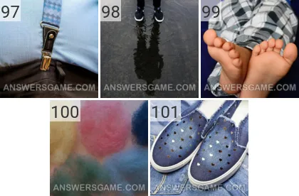 Lösung für das Spiel 101 Bild Kleidung Levels 97, 98, 99, 100, 101