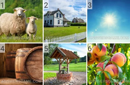 Solution du jeu 101 image Ferme niveaux 1, 2, 3, 4, 5, 6