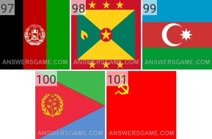 Lösung für das Spiel 101 Bild Fahnen Levels 97, 98, 99, 100, 101