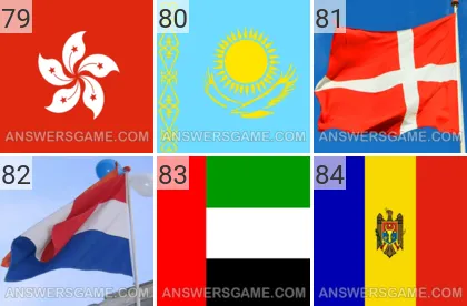 Lösung für das Spiel 101 Bild Fahnen Levels 79, 80, 81, 82, 83, 84