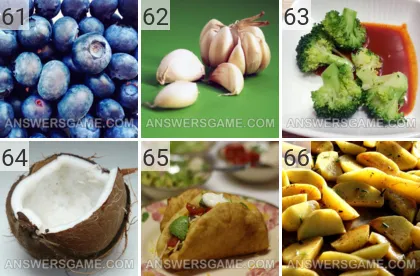 Solution du jeu 101 image Nourriture niveaux 61, 62, 63, 64, 65, 66