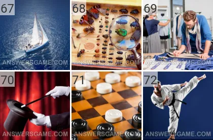 Lösung für das Spiel 101 Bild Hobbys Levels 67, 68, 69, 70, 71, 72