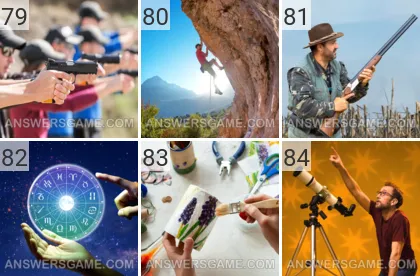 Lösung für das Spiel 101 Bild Hobbys Levels 79, 80, 81, 82, 83, 84