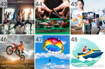 Lösung für das Spiel 101 Bild Hobbys Levels 43, 44, 45, 46, 47, 48