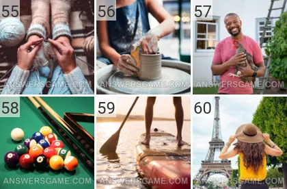 Lösung für das Spiel 101 Bild Hobbys Levels 55, 56, 57, 58, 59, 60