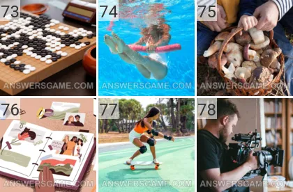 Lösung für das Spiel 101 Bild Hobbys Levels 73, 74, 75, 76, 77, 78