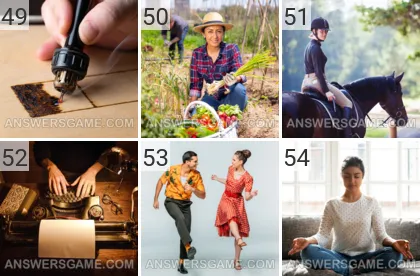 Lösung für das Spiel 101 Bild Hobbys Levels 49, 50, 51, 52, 53, 54