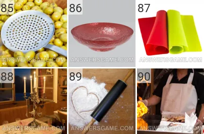 Answer to 101 Pics game Kitchen Levels 85, 86, 87, 88, 89, 90