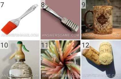 Answer to 101 Pics game Kitchen Levels 7, 8, 9, 10, 11, 12