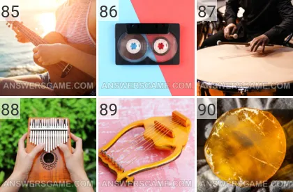 Answer to 101 Pics game Music Levels 85, 86, 87, 88, 89, 90