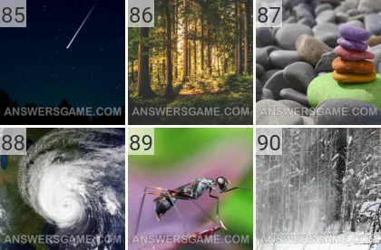 Solution du jeu 101 image Nature niveaux 85, 86, 87, 88, 89, 90