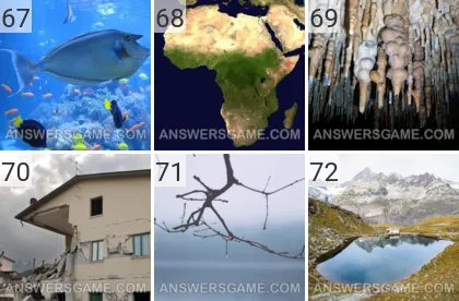 Solution du jeu 101 image Nature niveaux 67, 68, 69, 70, 71, 72