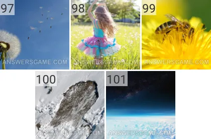 Solution du jeu 101 image Nature niveaux 97, 98, 99, 100, 101