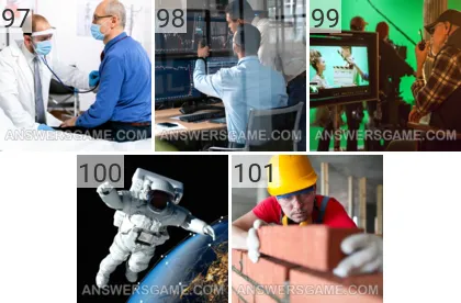 Solution du jeu 101 image Professions niveaux 97, 98, 99, 100, 101