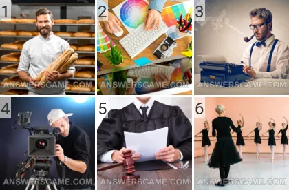 Solution du jeu 101 image Professions niveaux 1, 2, 3, 4, 5, 6