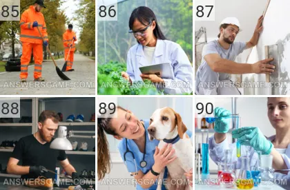 Solution du jeu 101 image Professions niveaux 85, 86, 87, 88, 89, 90