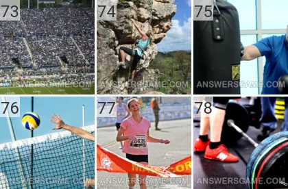 Solution du jeu 101 image Sport niveaux 73, 74, 75, 76, 77, 78