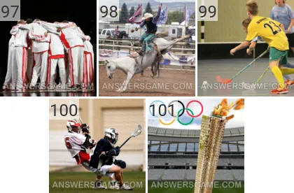 Solution du jeu 101 image Sport niveaux 97, 98, 99, 100, 101