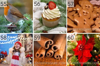 Solution du jeu 101 image De noël niveaux 55, 56, 57, 58, 59, 60