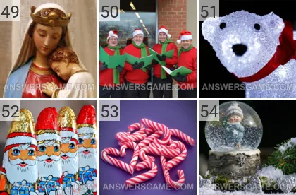Solution du jeu 101 image De noël niveaux 49, 50, 51, 52, 53, 54