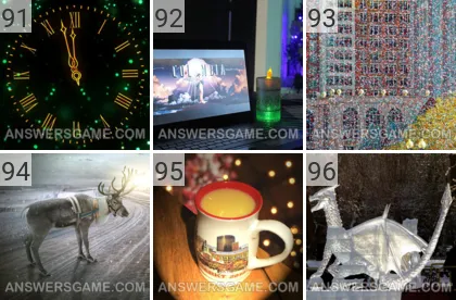 Solution du jeu 101 image De noël niveaux 91, 92, 93, 94, 95, 96