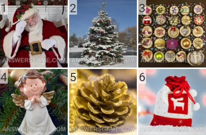 Solution du jeu 101 image De noël niveaux 1, 2, 3, 4, 5, 6