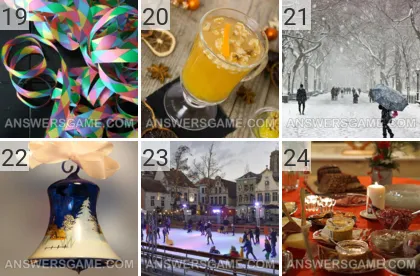 Solution du jeu 101 image De noël niveaux 19, 20, 21, 22, 23, 24