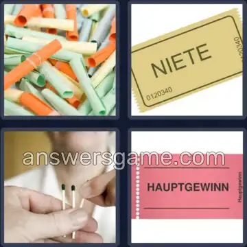 4 Bilder 1 Wort 3 Buchstaben LOS