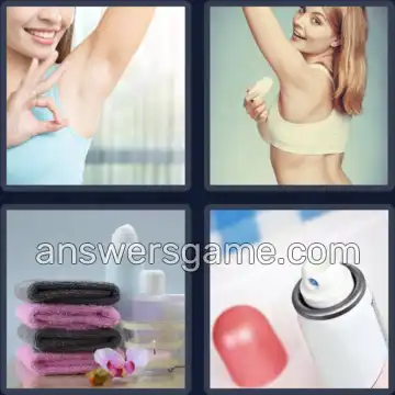 4 Bilder 1 Wort 3 Buchstaben DEO