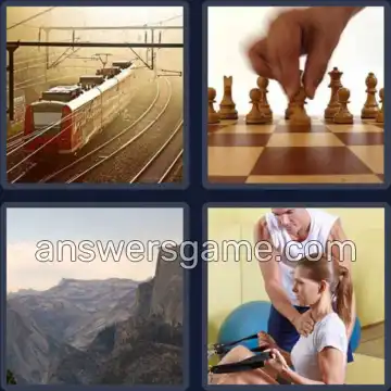 4 Bilder 1 Wort 3 Buchstaben ZUG