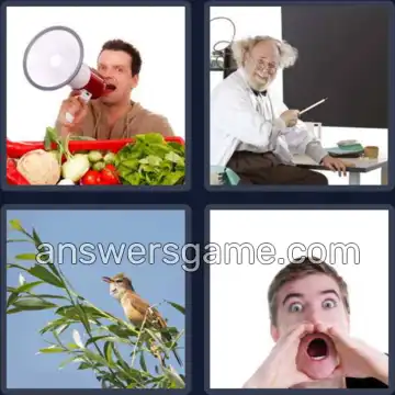 4 Bilder 1 Wort 3 Buchstaben RUF