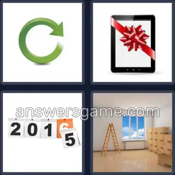 4 Bilder 1 Wort 3 Buchstaben NEU