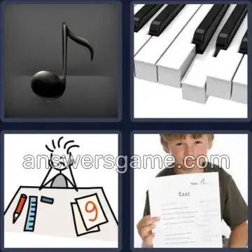 4 Bilder 1 Wort 4 Buchstaben NOTE
