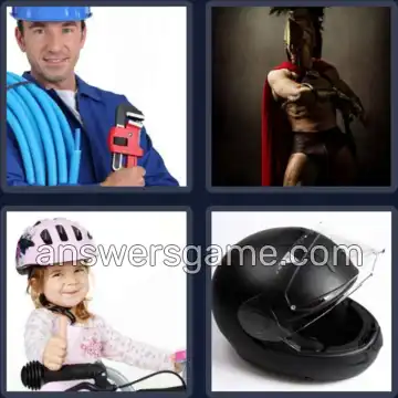 4 Bilder 1 Wort 4 Buchstaben HELM