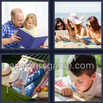 4 Bilder 1 Wort 4 Buchstaben BUCH