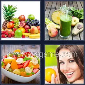 4 Bilder 1 Wort 4 Buchstaben OBST